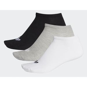 Шкарпетки Adidas TREFOIL LINER 3P білий, сірий, чорний Уні